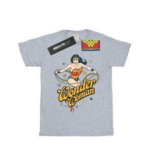 DC Comics Boys Wonder Woman Stars T-Shirt / Sports Grey
